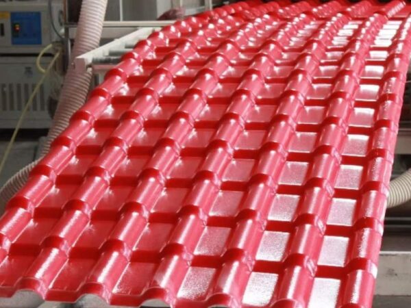 Lámina para techo de UPVC resistente a los rayos UV y al viento
