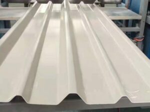 Techo de plástico PVC corrugado con aislamiento térmico
